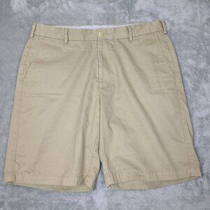 Peter Millar Chino‎ Shorts Mens 34 Light Beige Cotton Tencel Blend